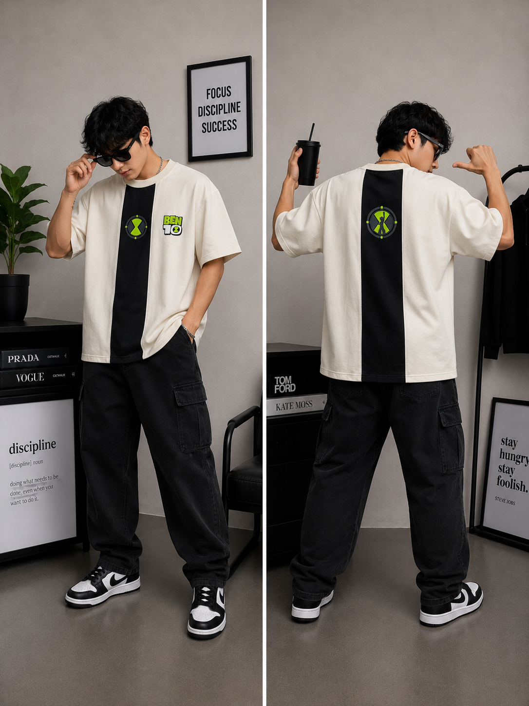 BEN 10 CUT & SEW OVERSIZE-T