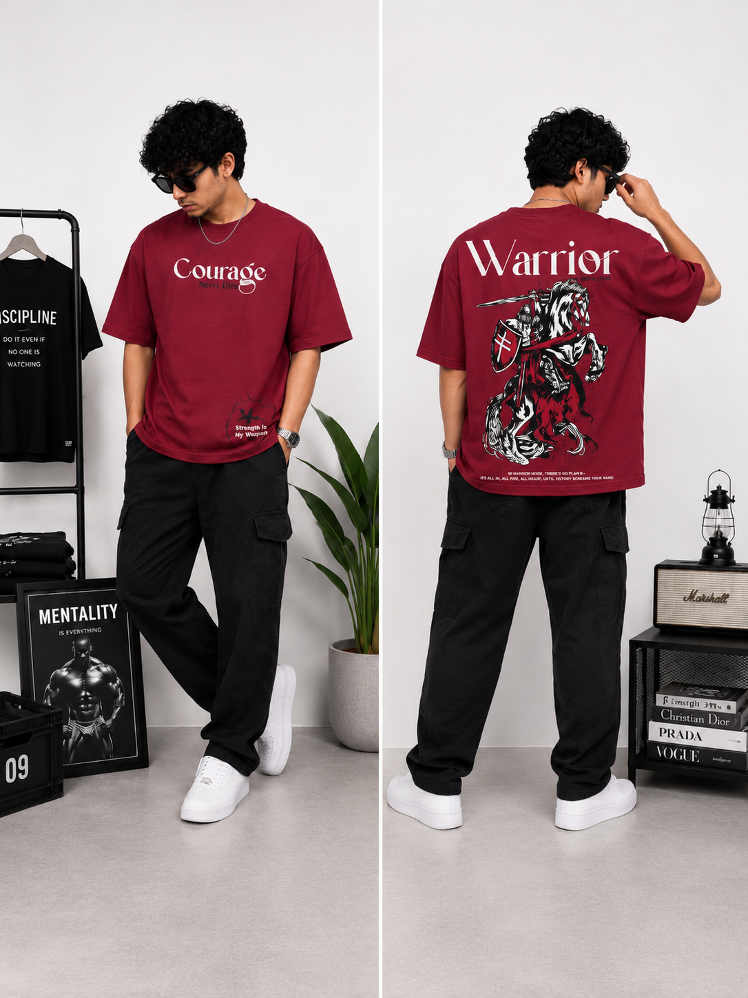 COURAGE OVERSIZE T-SHIRT
