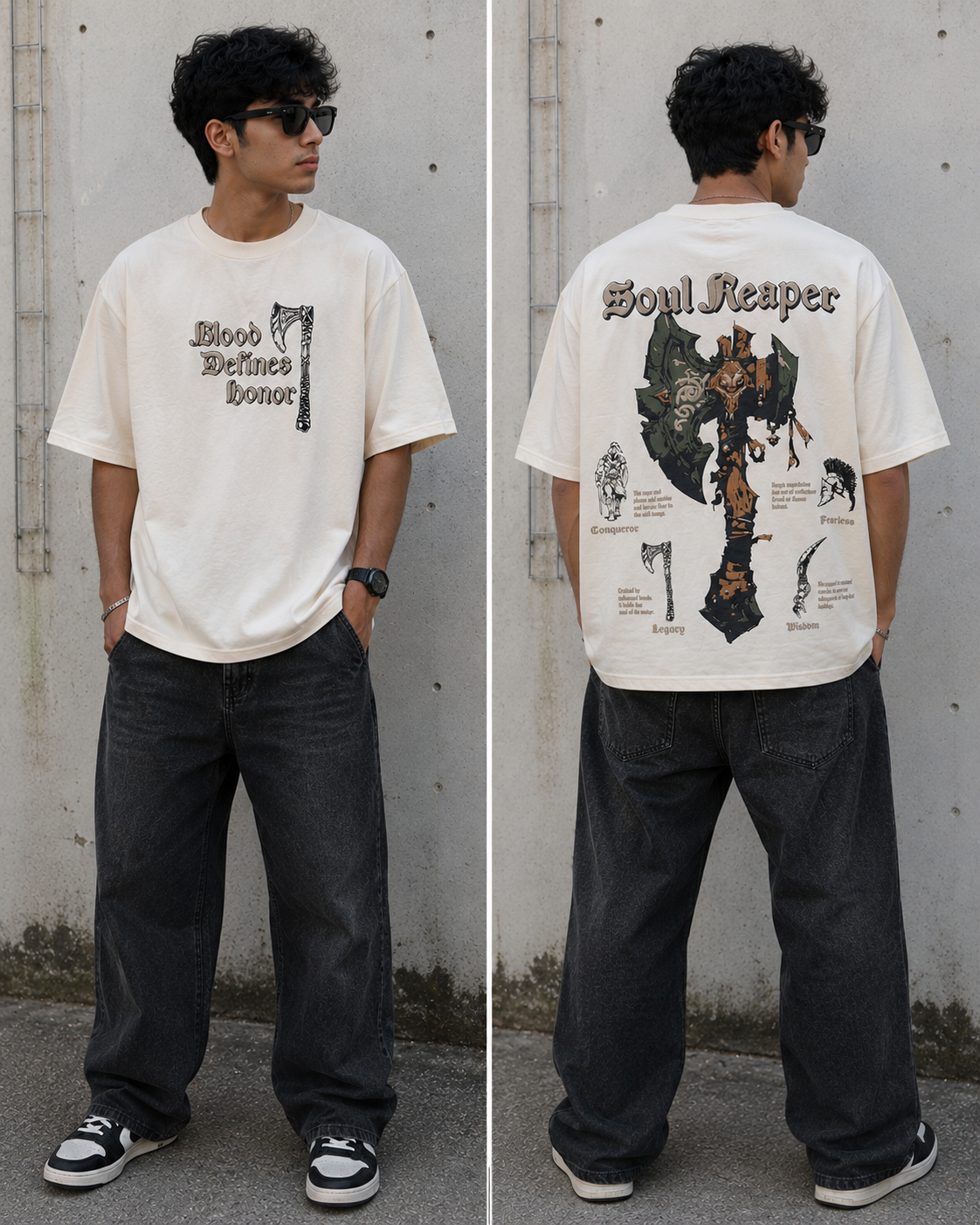 BLOOD DEFINE OVERSIZE T-SHIRT