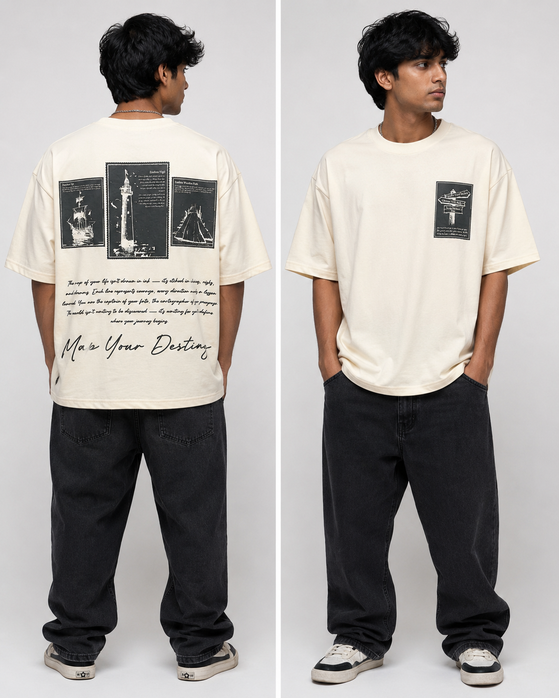 MAP YOUR DESTINY OVERSIZED TEE
