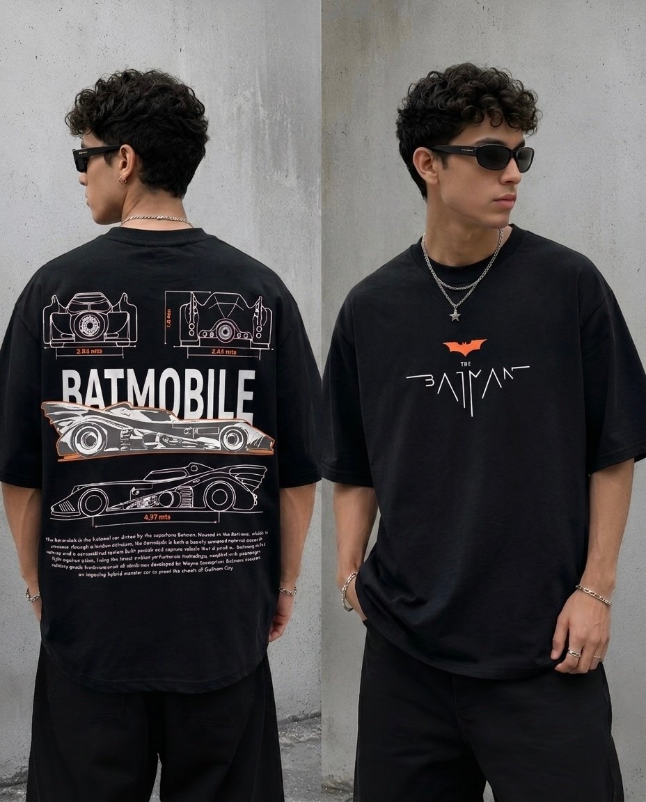 BATMOBILE OVERSIZE T-SHIRT