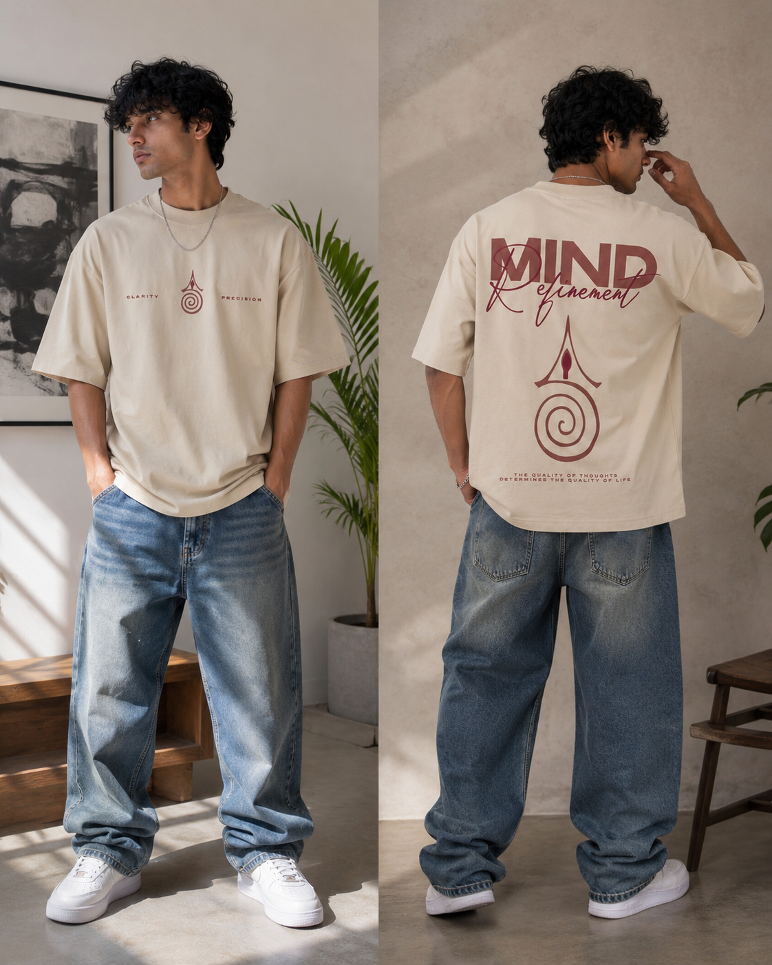 MIND REFINEMENT OVERSIZED TEE