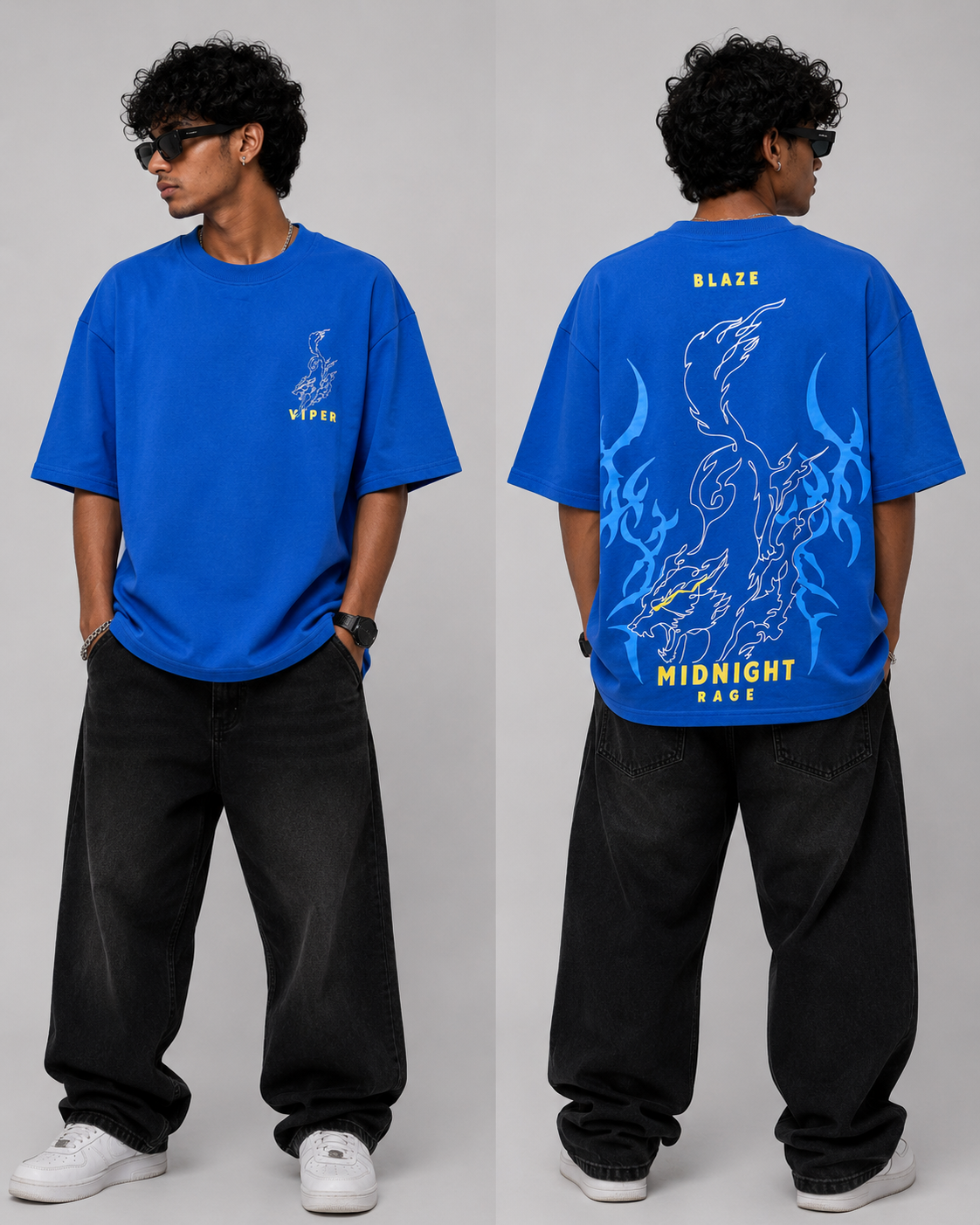 MIDNIGHT OVERSIZED TEE