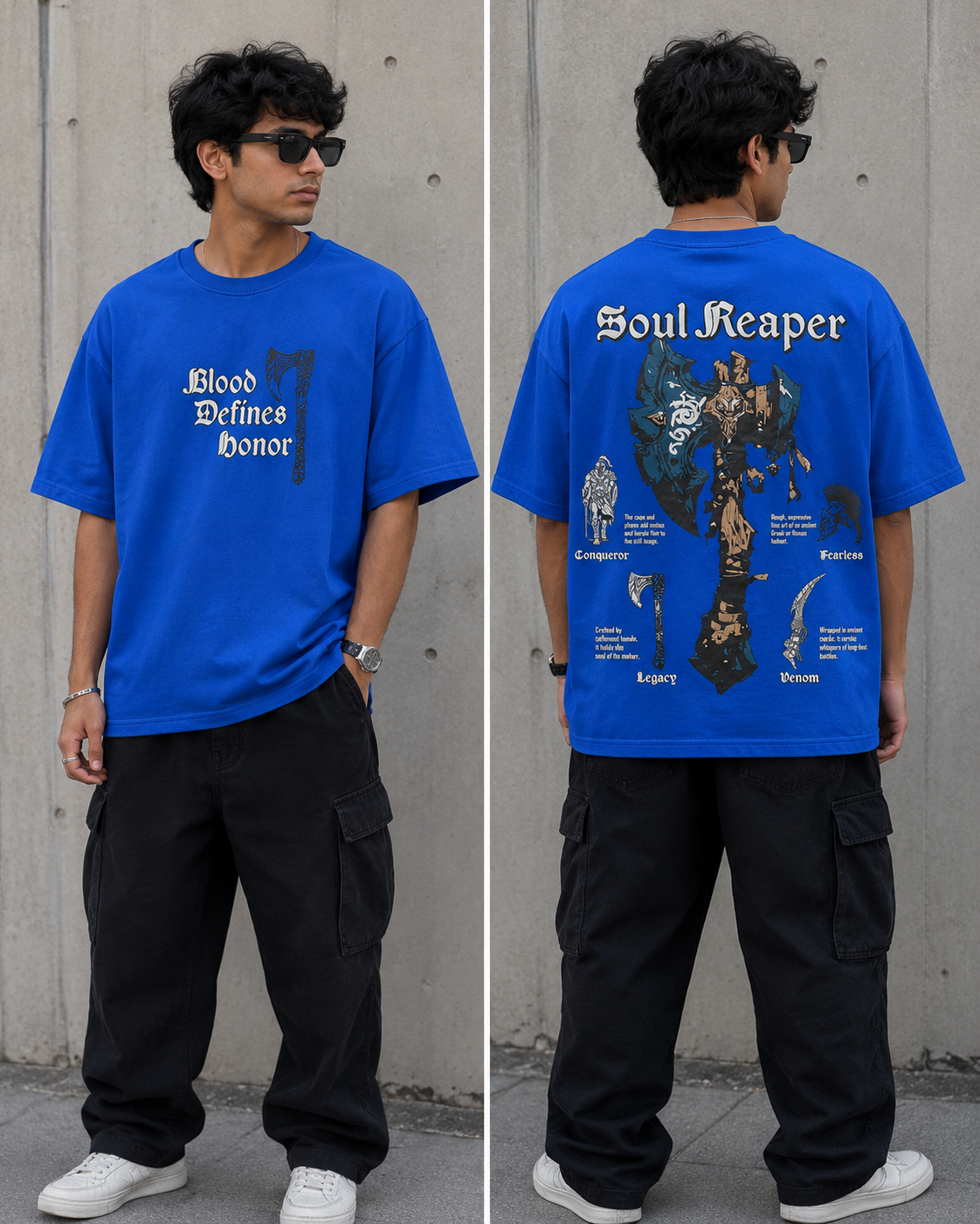 BLOOD DEFINE OVERSIZE T-SHIRT