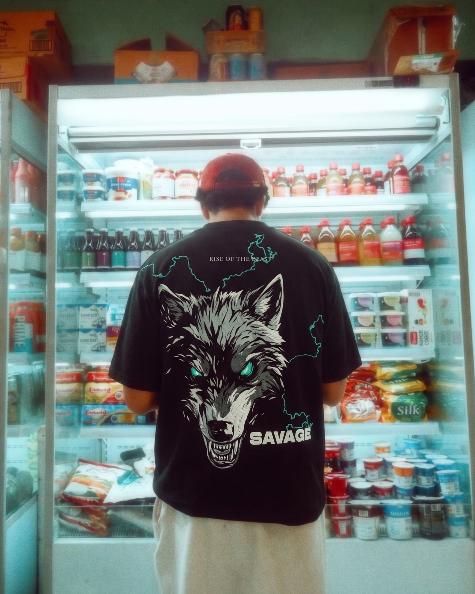 WOLF OVERSIZE T-SHIRT
