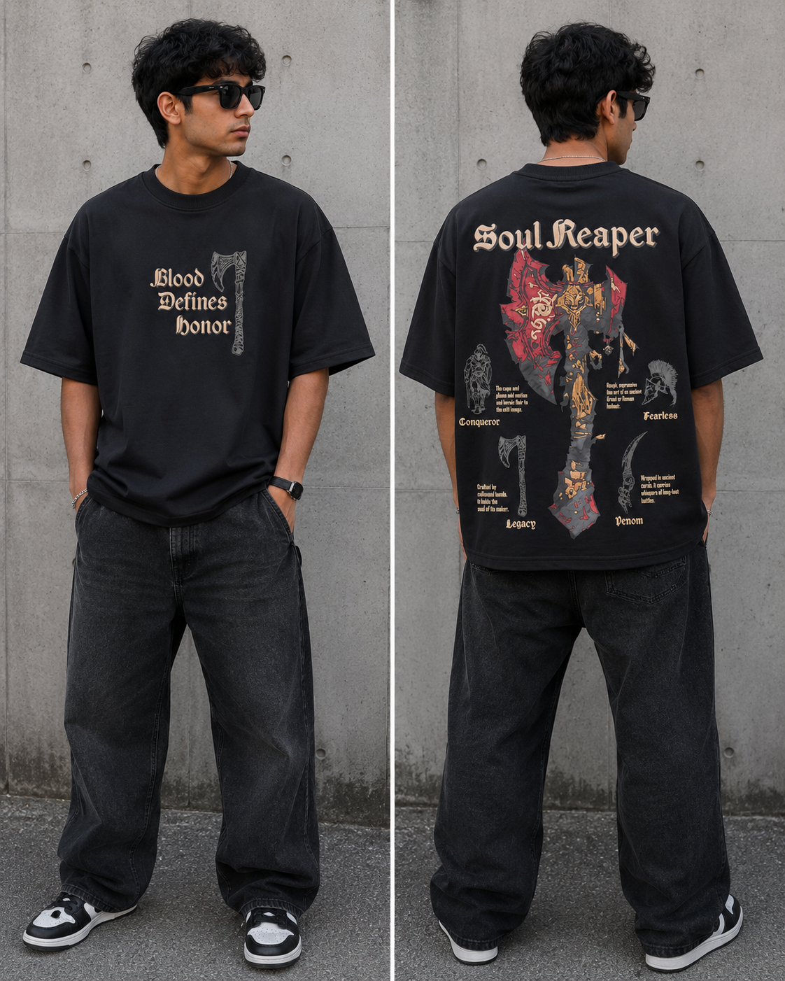 BLOOD DEFINE OVERSIZE T-SHIRT