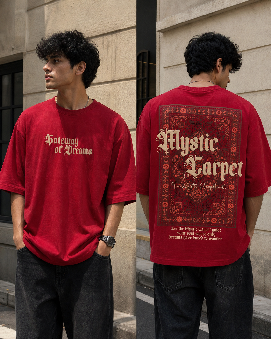 MYSTIC CARPET OVERSIZE T-SHIRT