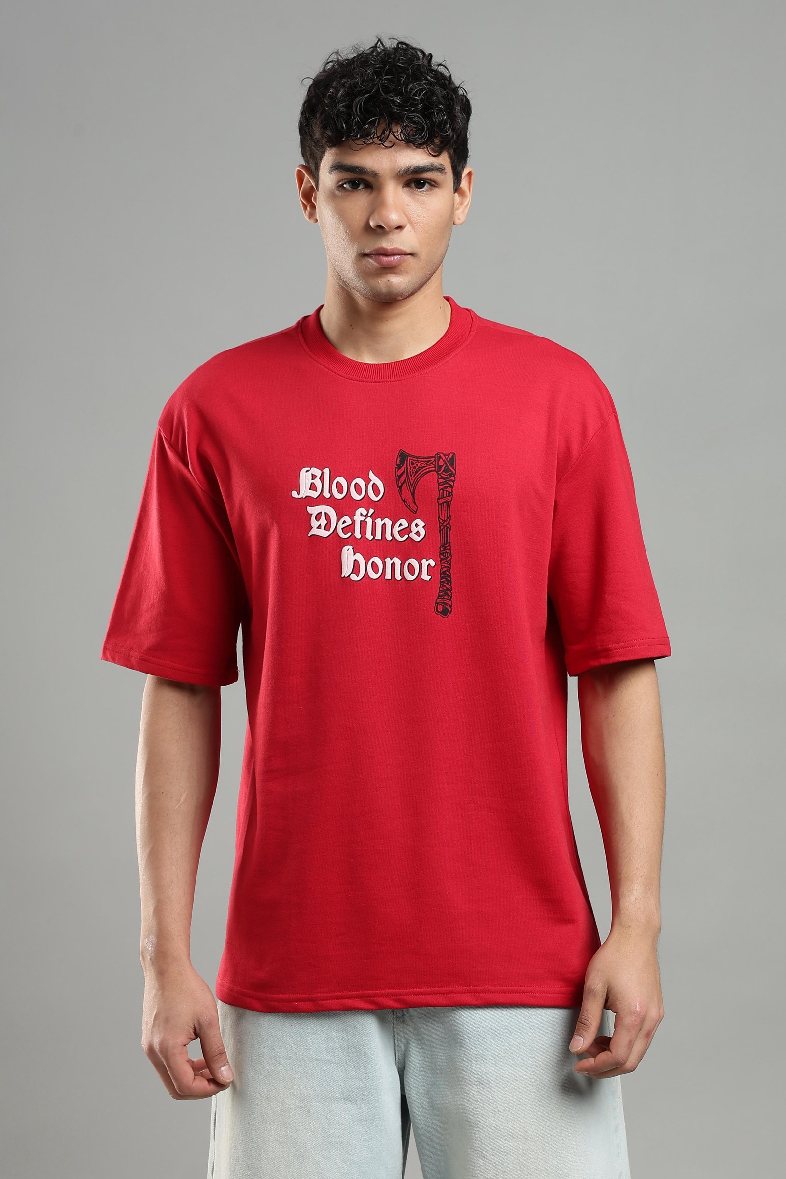 Soul Reaper Oversized T-Shirt – 240 GSM Premium Cotton | Drop Shoulder Streetwear