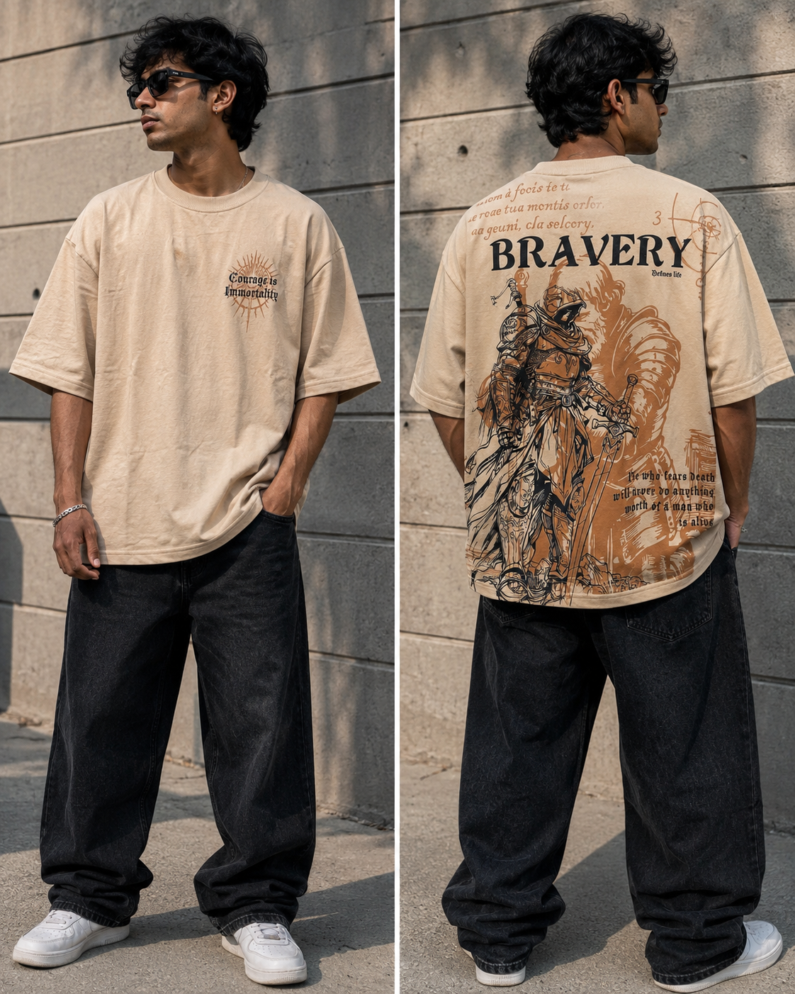 BRAVERY OVERSIZE T-SHIRT